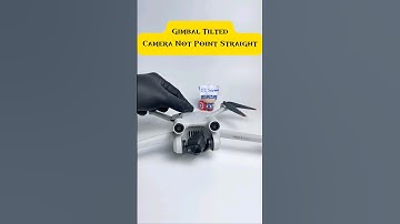DJI Mini 3 Pro Tilted or Gimbal Not Point Straight #drone #djimini #dji