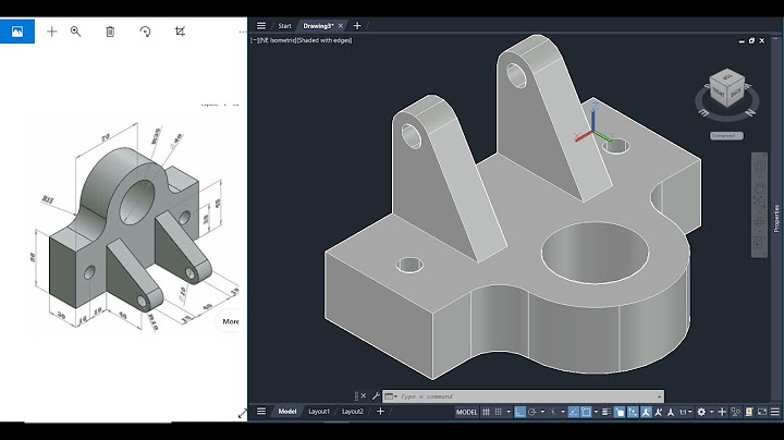 Practice advanced design on autocad review