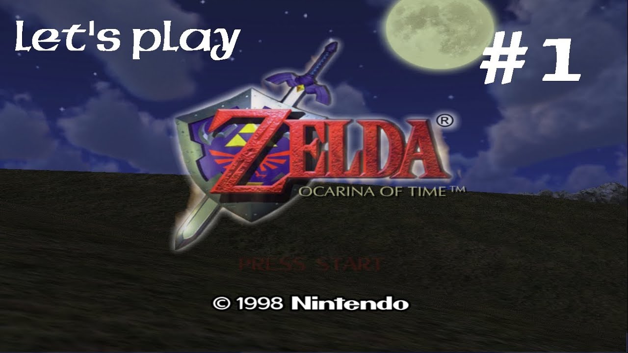 Let's Play The Legend Of Zelda: Ocarina Of Time - High Res Part 1 - YouTube