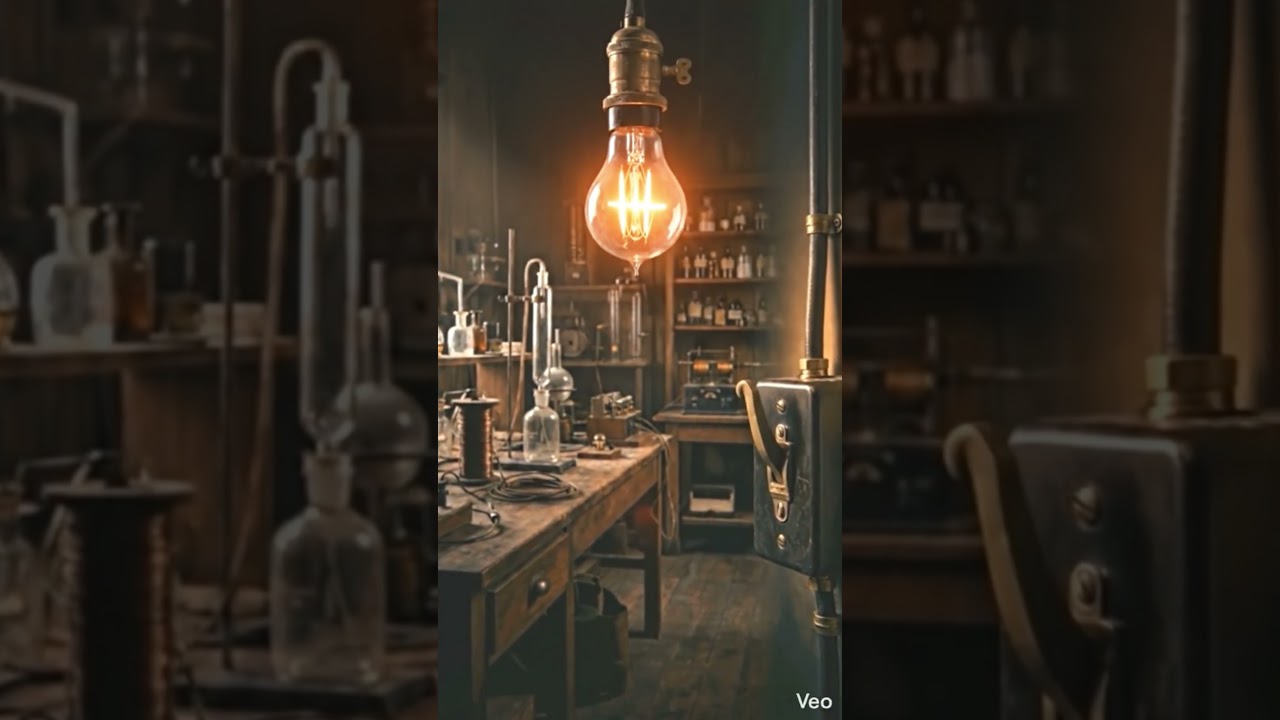 #Shorts #30초쉬어가는시간 #30SecondsOff #에디슨전구 #최초의불빛 #EdisonFirstBulb #FirstLightMoment #실패는성공의어머니