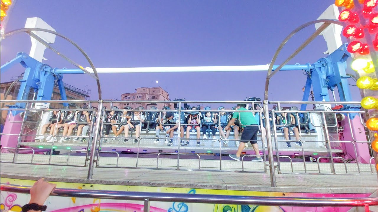 Barletta Giostre  🇮🇹 Top Spin Citarelli | Lunapark 4K