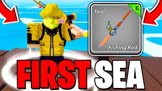 How To GET FISHING ROD IN FIRST SEA In Blox Fruits! (Where To Get Fishing Rod in First Sea?) Roblox