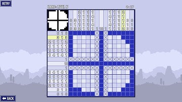 Picross Touch (Hard Level 17) Gameplay and Tutorial