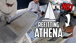 Sail Life  Rebuilding the keel of a 44ft catamaran