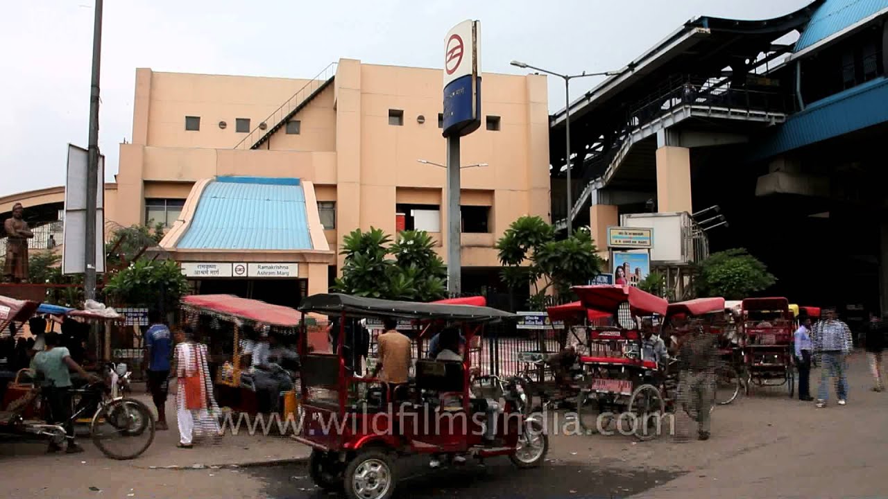 Outside Ramakrishna Ashram Marg Metro Station Delhi YouTube Outside Ramakrishna Ashram Marg Metro Station Delhi YouTube