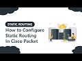 STATIC ROUTING | How to configure Static Routing in 3 router | Basic Configuration #ccna #education