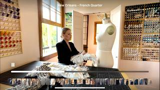 Part Seven - Sewing a Couture French Jacket: Closing the shoulder and first sleeve fit/Solid Boucle