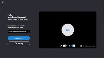 How to start MEET NOW in SKYPE?