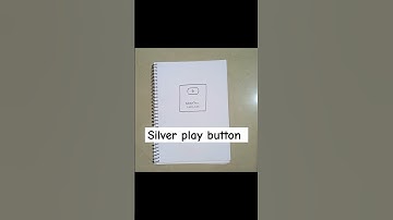 how to draw silver play button #shorts #ytshorts #viralvideo #trending