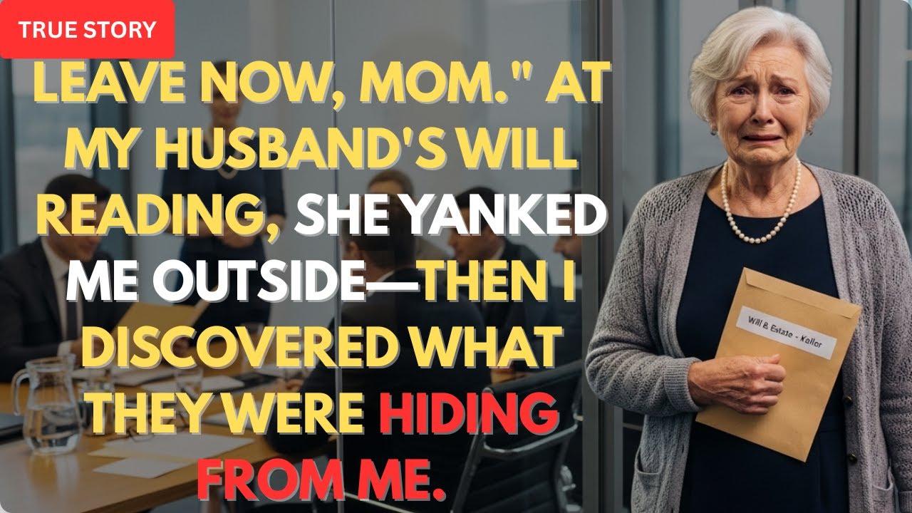 At My Husband's Will Reading, My Daughter Pulled Me Aside And Said I Must Leave Immediately — Then I