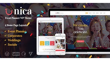Unica - Event Planning Agency WordPress Theme | Themeforest Website Templates and Themes