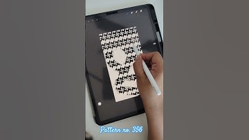 356-Geometric Pattern Procreate Brush #procreatebrushes #procreatedigitalart #procreate #satisfying