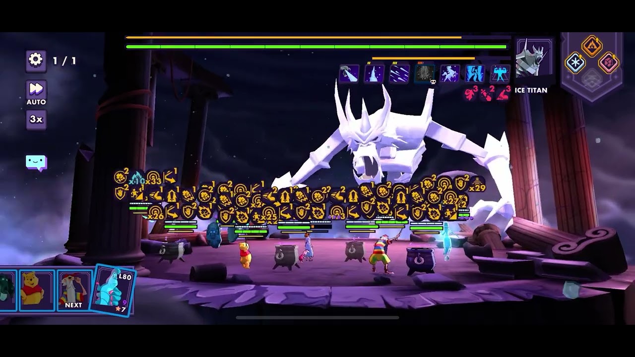 Winnie the Pooh solos the Ice Titan Siege on Olympus Raid Disney