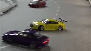 RC DRIFT Saturday Night Drift ／ Nissan SKYLINE GT R R35 (2015/09