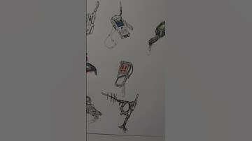 Sci-Fi Scanner Radio Prop Concept Sketching