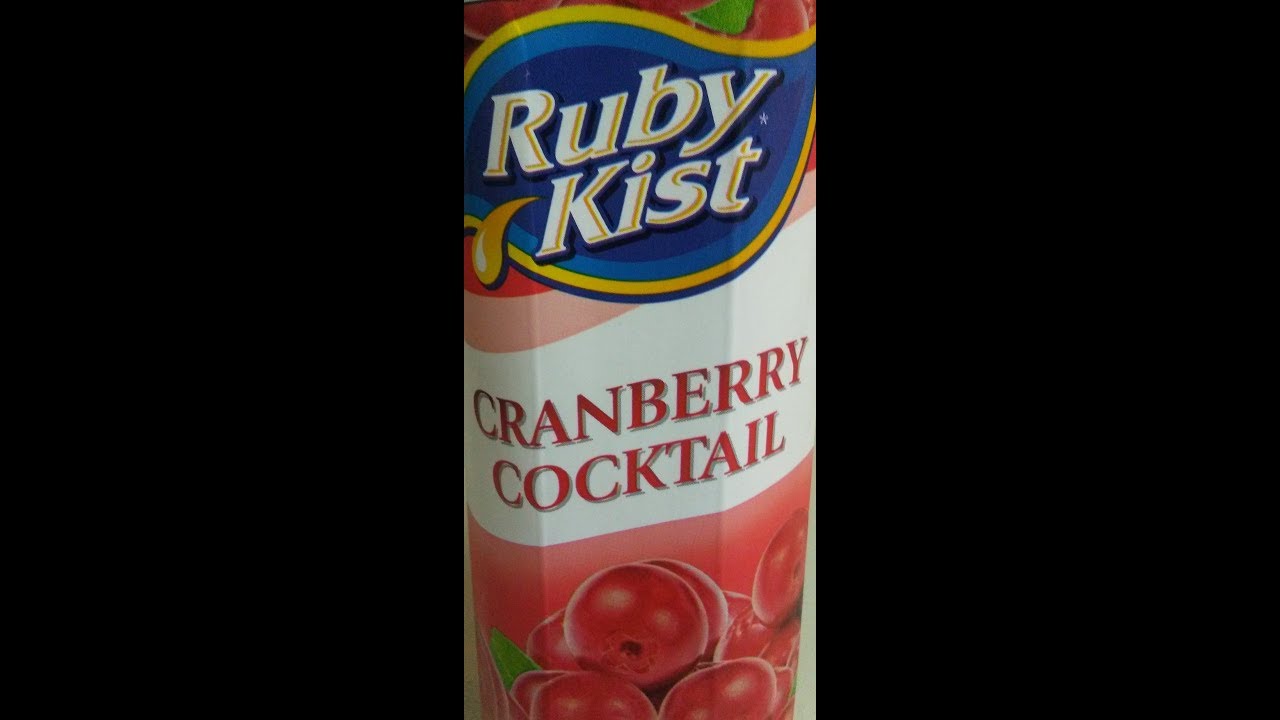Ruby Kist Cranberry Cocktail 2017 - YouTube