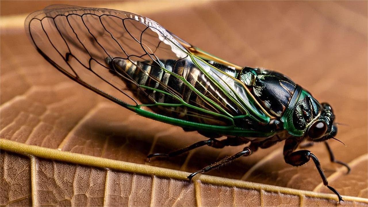Cicada in 8K Ultra HD: Peaceful Macro Nature | Relaxing Insect Crawl ...