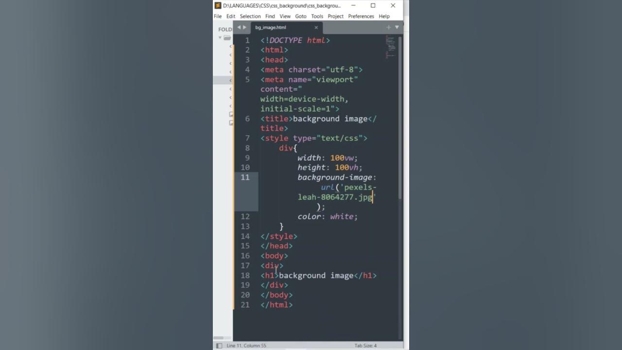 Css background image - how can add background img in css - css me bg ...
