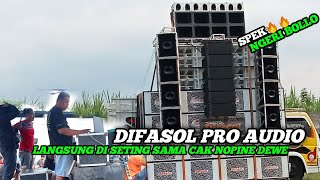 Download Lagu CEK SOUND Difasol langsung Di Seting Sama Cak Nopi || Spek ngerii Bollo🔥🔥 MP3