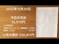 【家計簿】2022年12月30日 今日の支出/下関もずくセンターのもずくスープはとても美味しい。/ぶりは養殖が好きです。/2023年は半額商品を買って節約した気分に浸らないように気をつけたいです。