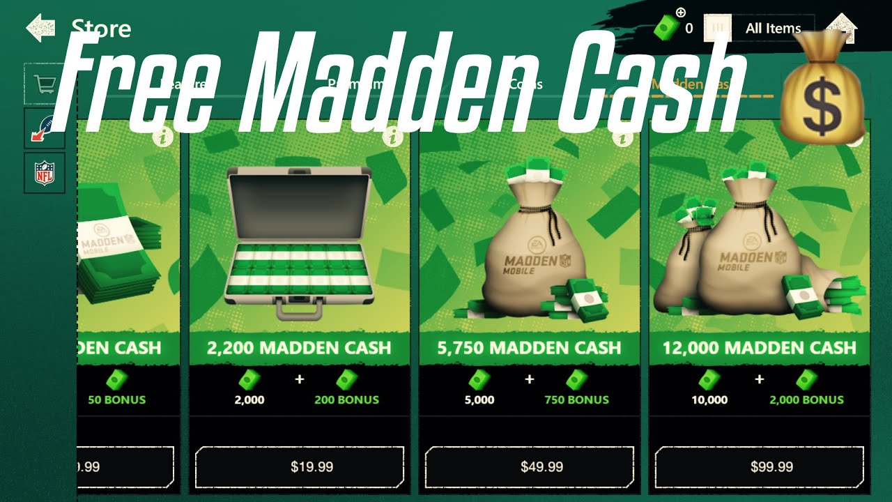 Madden Mobile 20 How To Get Free Madden Cash🔥💰 YouTube