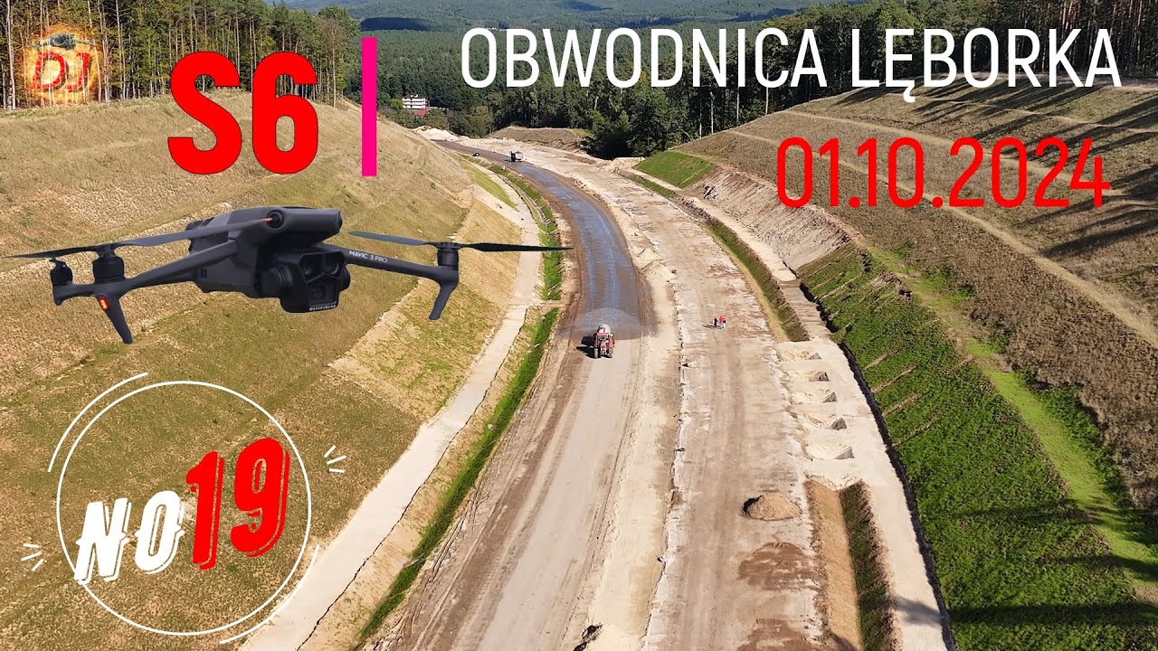 S6 OBWODNICA LĘBORKA  01.10.2024 Film nr 19 / 4K / dji mavic 3 pro /