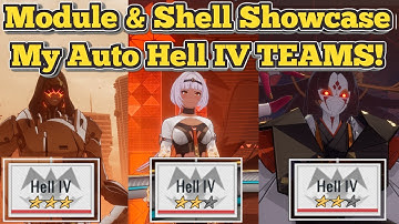 Module And Shell Showcase of All my Hell 4 Teams! Terrormaton, DokiDoki, Aurora In Etheria Restart!