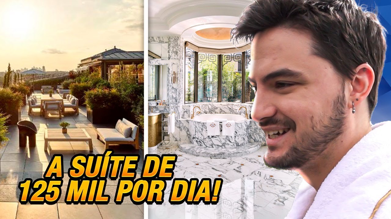 FIQUEI EM UMA DAS SUÍTES MAIS CARAS DO MUNDO!