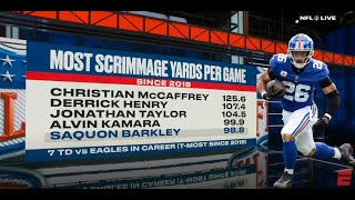 ESPN NFL LIVE | Saquon Barkley Will Be BETTER THAN Christian McCaffrey With Eagles | NFL