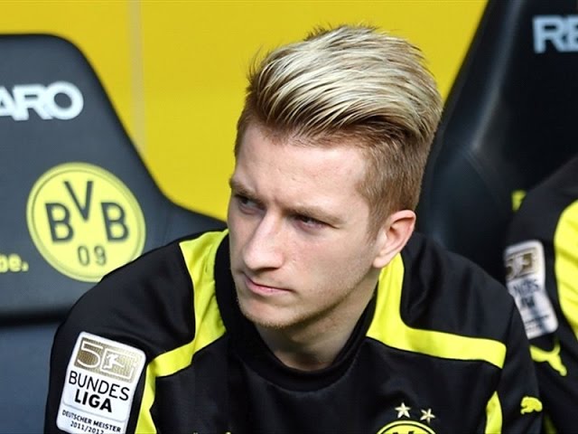 Close-Up of Marco Reus with Stylish Haircut and Piercings