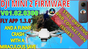 DJI MINI 2 FIRMWARE UPDATE STILL DRIFTING OR IS IT BETTER.V01.02.0300 AND A LITTLE CRASH 🙀