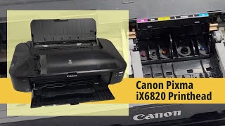 How To Replace Canon QY6-0086 Printhead Pixma iX6820