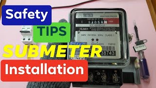 SUBMETER INSTALLATION | Basic Wiring Tutorial | Philippines | Local Electrician