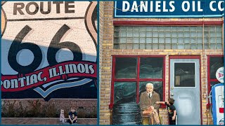 Murals on Main Street - Pontiac, Illinois! ￼ Route, 66