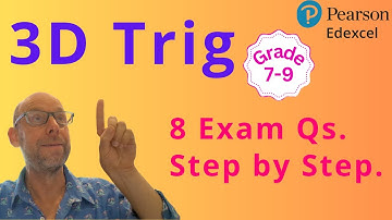 3D Trigonometry – 8 IGCSE Exam Questions Solved Step by Step | Grade 8/9 Geometry