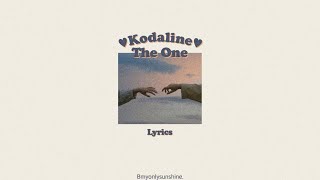 [THAISUB]/[LYRICS] Kodaline - The One