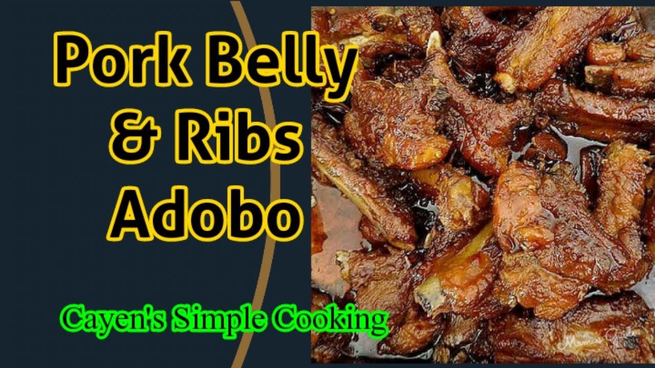 How to Cook Pork belly & Ribs Adobo in Sprite - YouTube