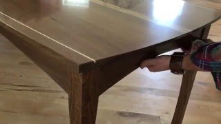 QLine Dining Table with secret hidden compartments
