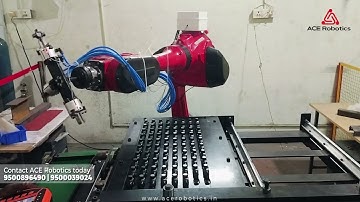Industrial Robot in Action: Precision Pick and Place