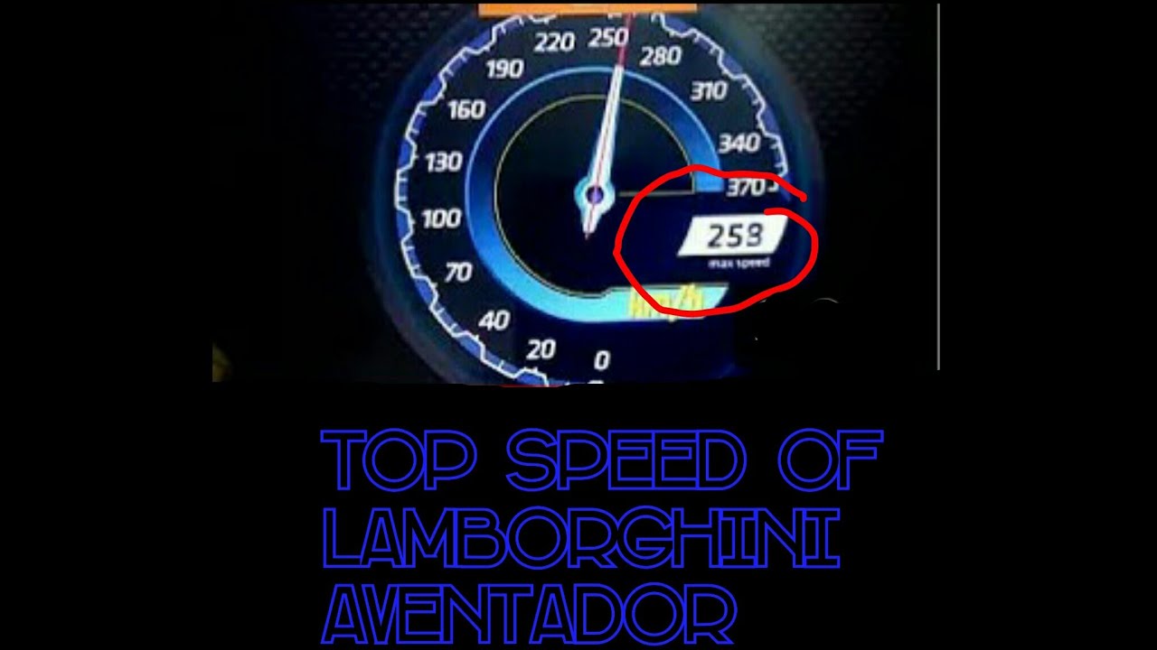 Lamborghini Aventador top speed 0-370-0 - YouTube