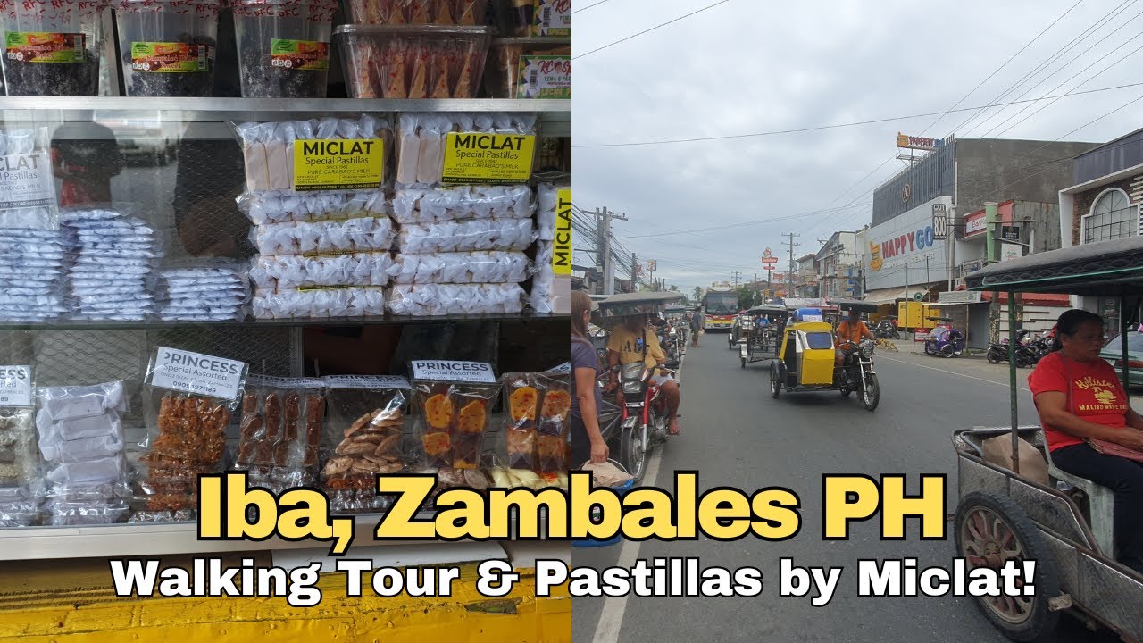 Walking Tour sa Iba, #Zambales + Tikim ng #pastillas  ni Miclat 🥛🍬🚶‍♂️