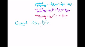 7.5 properties of logarithms