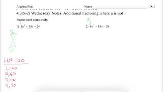 4.3(5-2) Notes Example 1