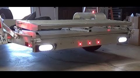 Installing Reverse Lights on a Utility Trailer