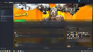 Borderlands 2 both playing and streaming with OBS Studio in Linux Mint 20.2