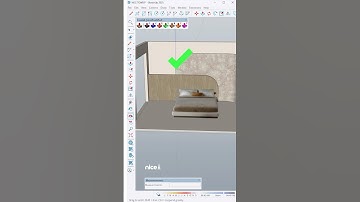 SketchUp tips ✨ using FredoScale and Tools on Surface plugins to create an amazing interior design