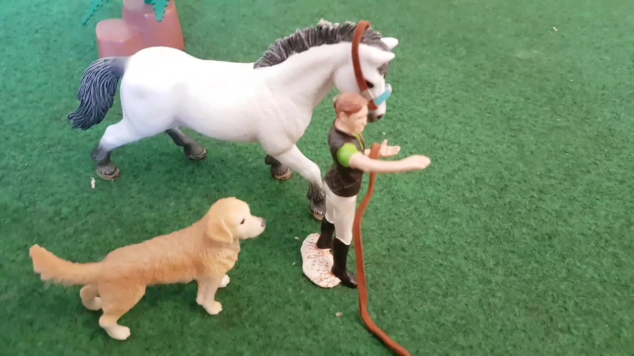 Schleich Pferd ab in deine Box + Hoftour😍❤🌞