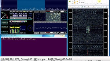 Short OLIVIA transmission by AC4M on the 60m band