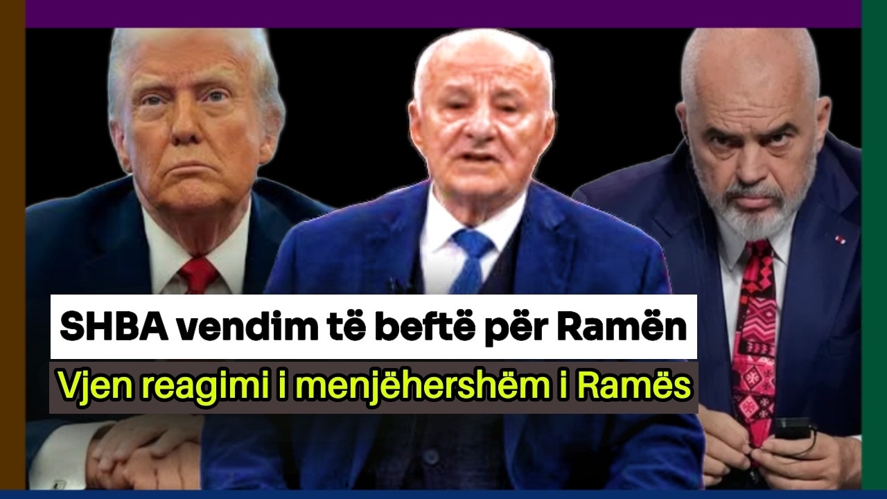 SHBA vendim të beftë për Ramë, ja thotë në sy!Vjen reagimi i menjëhershëm.Zaçe Islami zbulon detajet