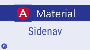 Angular Material Tutorial - 11 - Sidenav